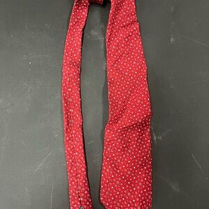 Givenchy Paris Red Dotted Rare vintage neck tie